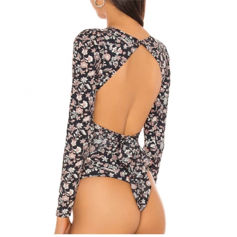 Free People Red and White Floral Top - Picture 5 of 5